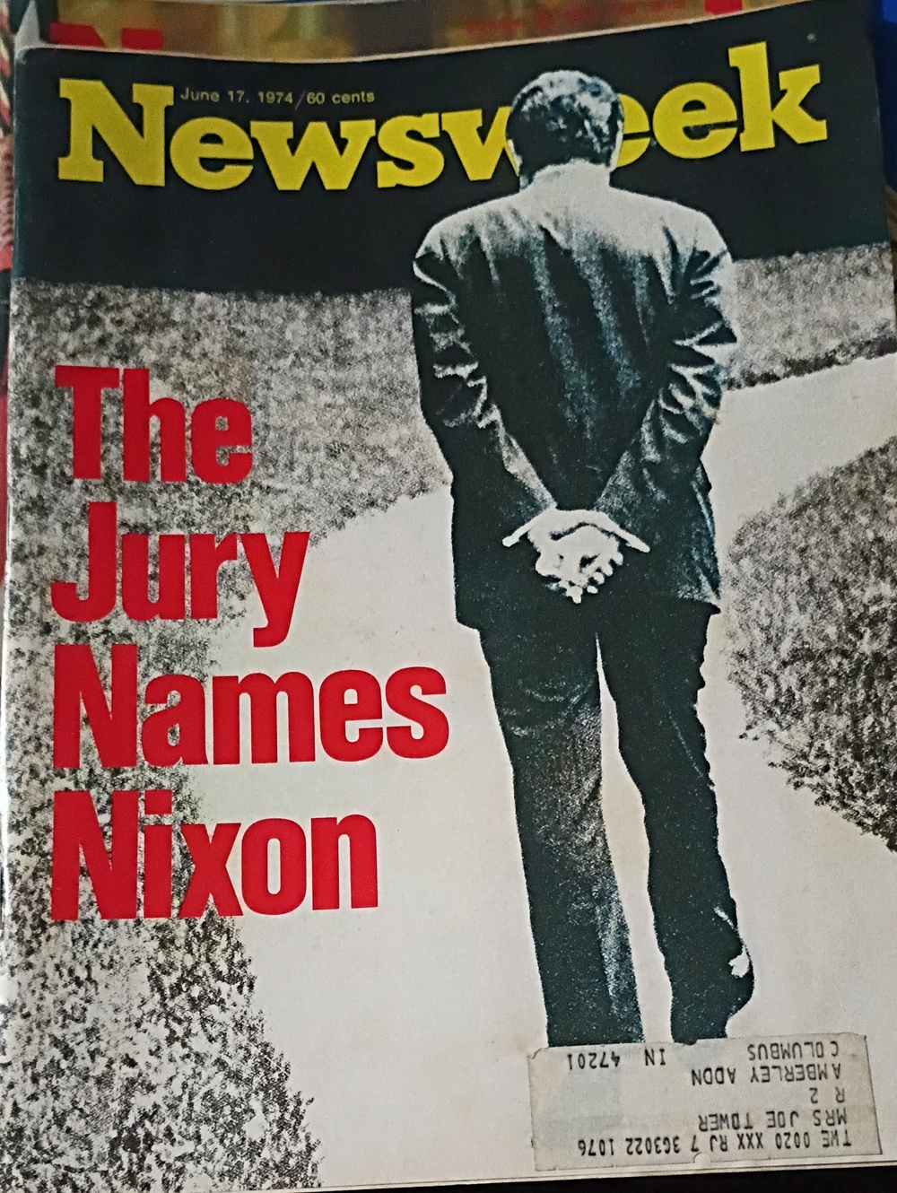 Vintage Newsweek June 17, 1974 – “The Jury Names Nixon” Watergate Magazine